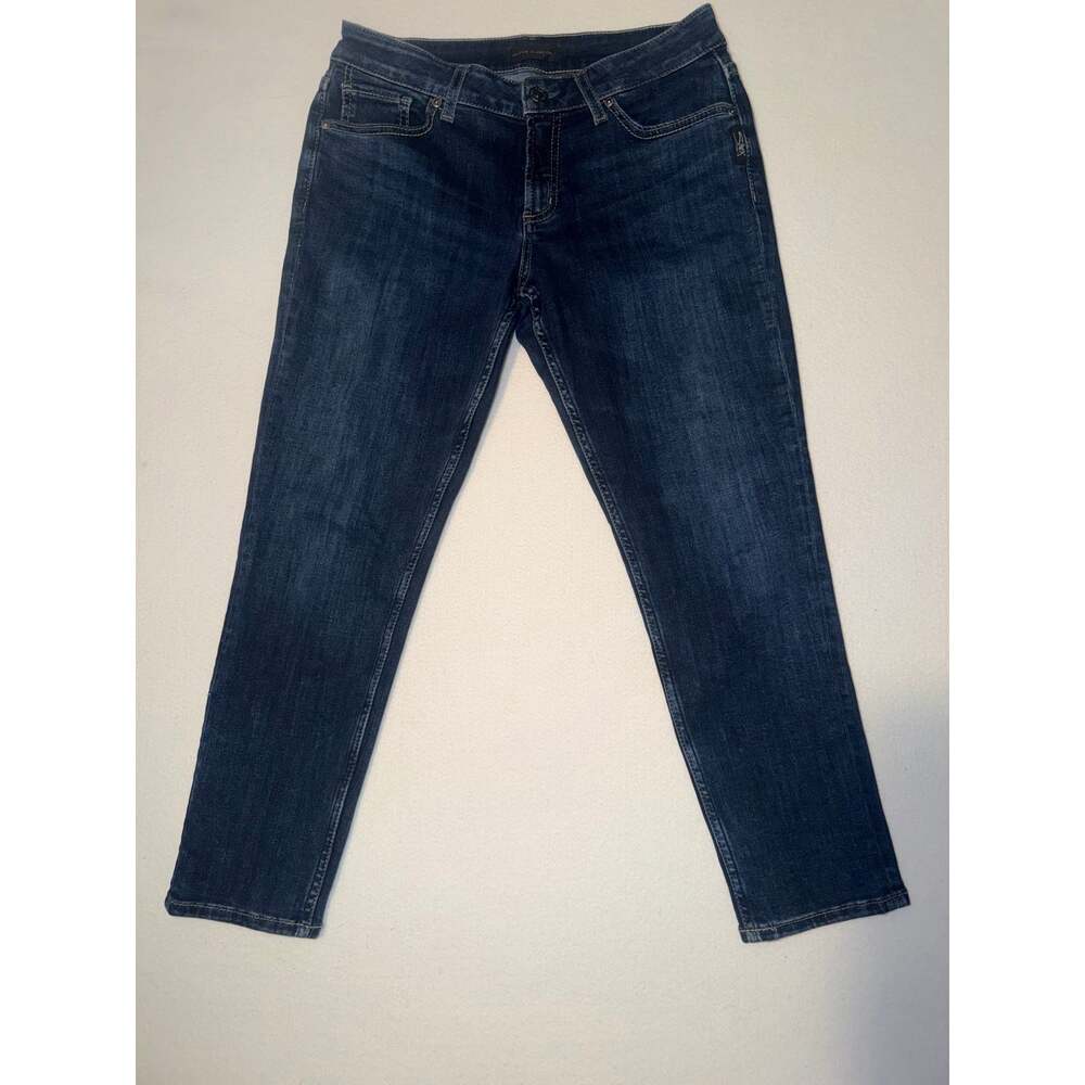 Silver jean CO women’s suki skinny crop blue jeans - Picture 10 of 16
